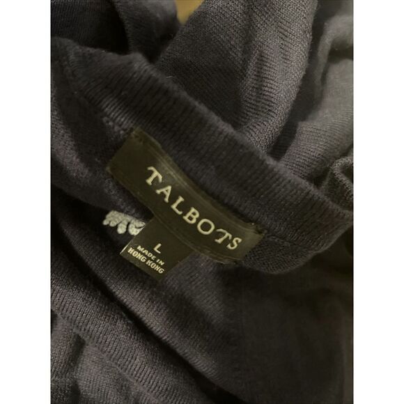 Talbots Charming Embroidered Cardigan Sweater Women’s Large French Oui Voila - Picture 6 of 8